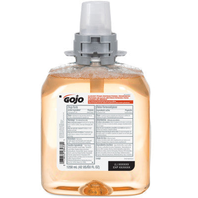GOJO 5162-04 Luxury Foam Antibacterial Handwash 1250 mL refill front view