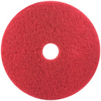 3M Red Buffer Pad 5100, 13 inch, 5/Case — representative single pad; listing contains five pads