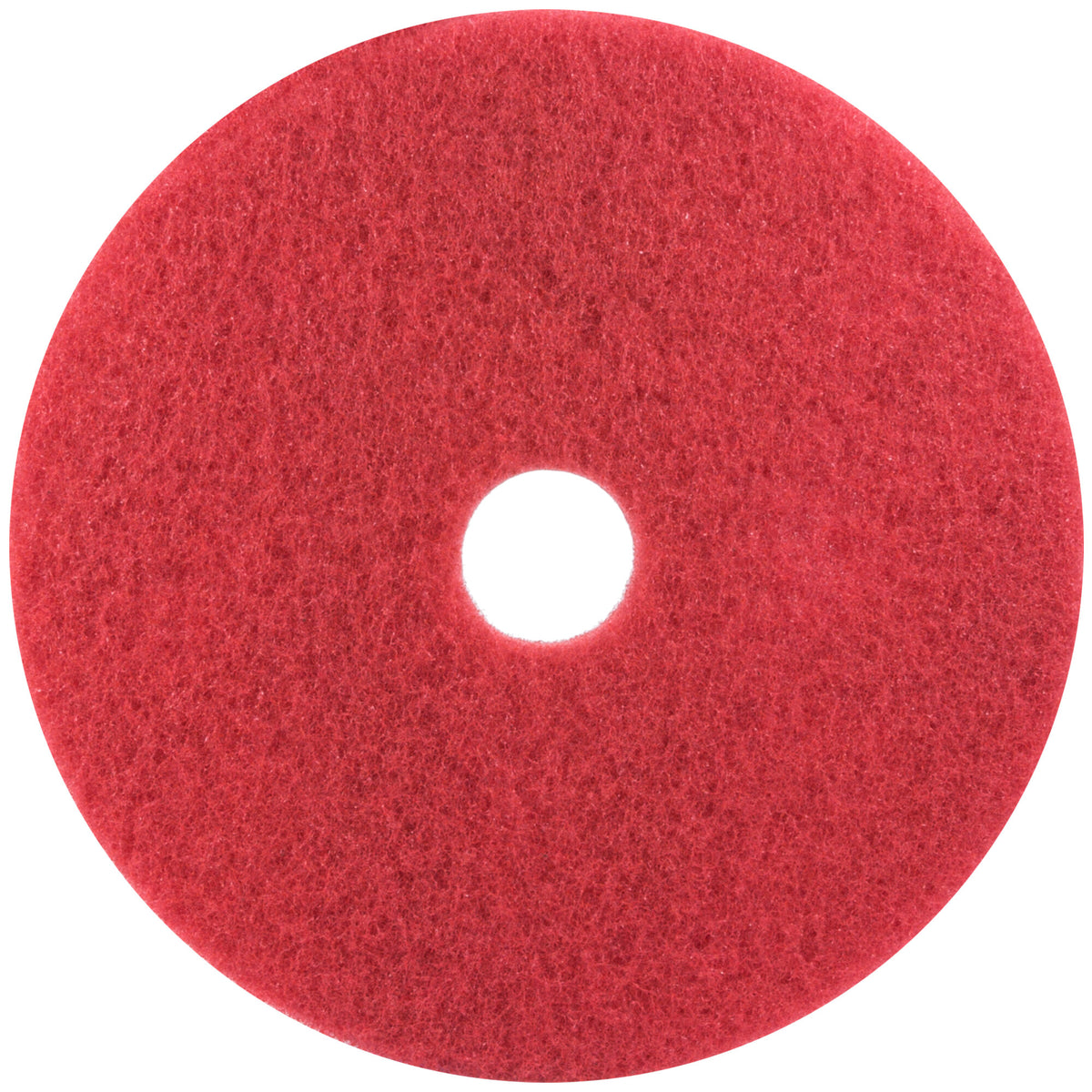 3M Red Buffer Pad 5100, 14 inch, 5/Case — representative 14-inch red pad, one of five in the case