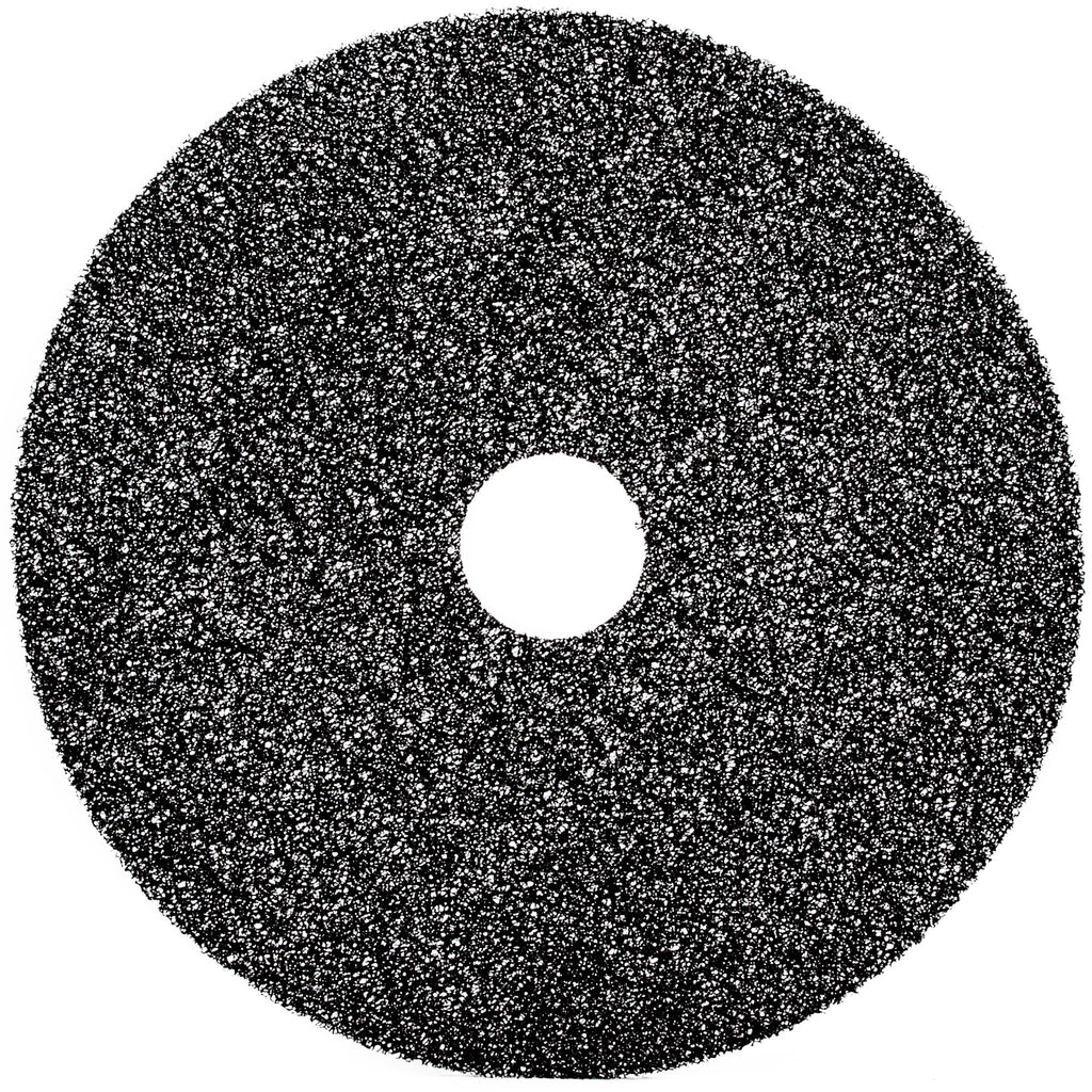 3M High Productivity Pad 7300, 18 inch, 5/Case — representative 18-inch black pad, one of five in the case