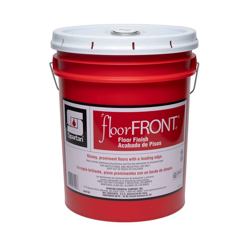 Spartan FloorFront High Gloss Floor Finish, 5 Gal – 544705 — representative product photo; order quantity as listed