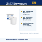 Scott Essential White High-Capacity Hardwound Paper Towels MPN 02000 04 compatibility