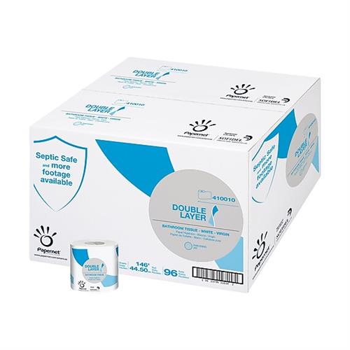 Sofidel Toilet Paper 96 Rolls 1 Ply 500 Sheets Standard Roll White 410010