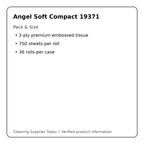 Angel Soft Compact 19371 pack and size details
