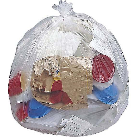 Coastwide 40–45 Gallon Natural Trash Bags, 12 microns, 250/Case