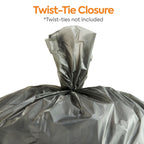 CW18189 bag closure detail — twist ties not included