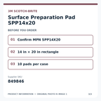 Product information graphic 3 of 3 for 849846: MPN and ordering checklist. Original product photo is image 1.