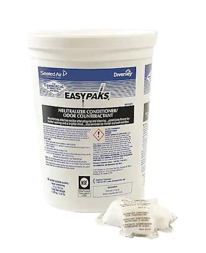 Diversey NEUTRALIZER / CONDITIONER, EASY PAKS, POWDER-TO-LIQUID, DIVERSEY, 90 PACKETS/TUB, 2 TUBS/CT
