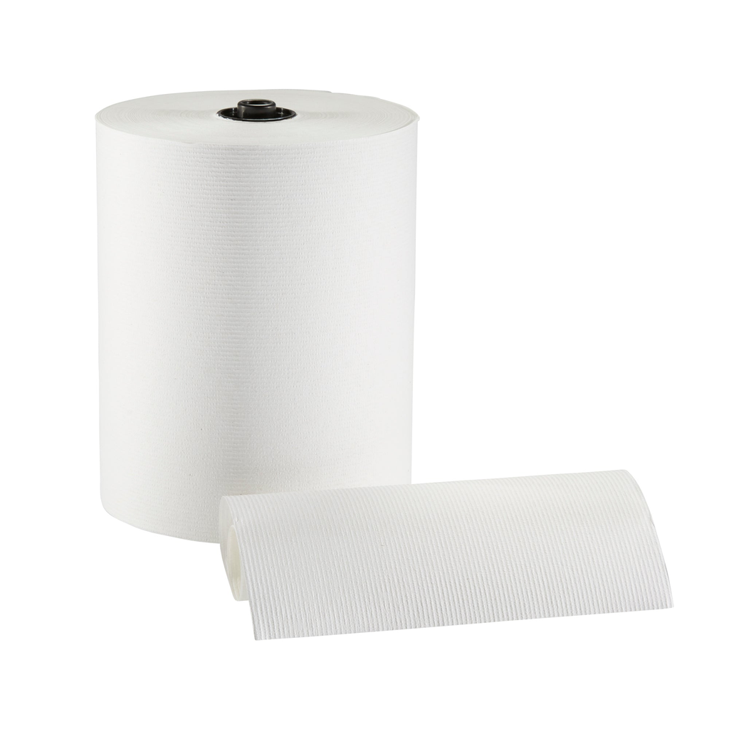 enMotion Flex 89730 white paper towels — roll view with towel texture