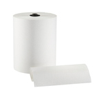 enMotion Flex 89730 white paper towels — roll view with towel texture