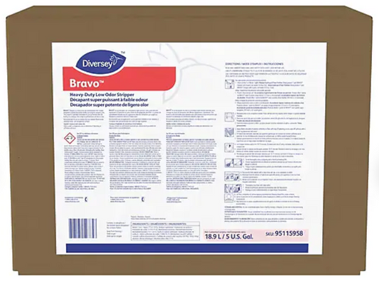 Heavy Duty Floor Stripper 5 Gallon BIB - Diversey Bravo Low Odor
