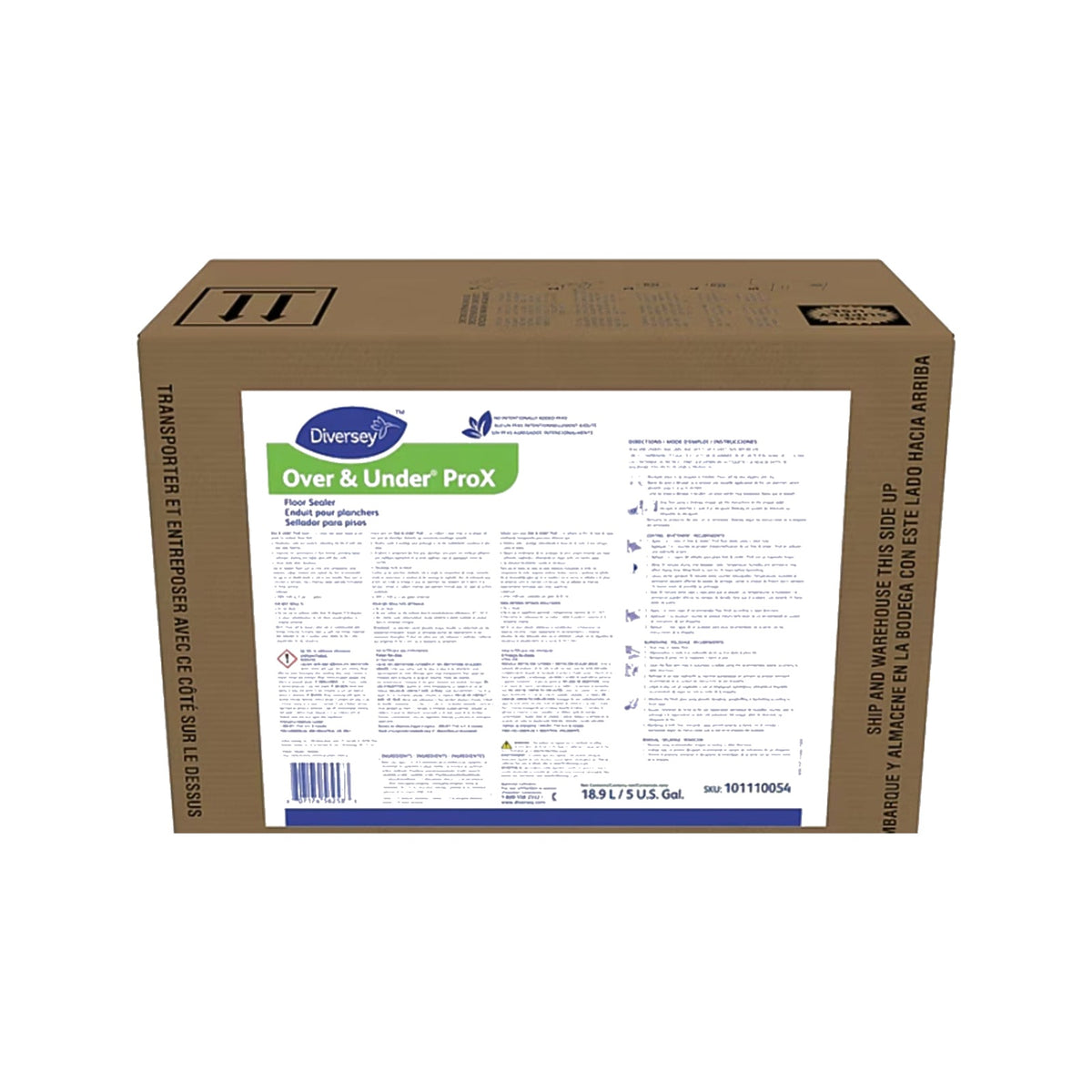 Diversey Over & Under ProX Floor Sealer, 5 Gal BIB – MPN 101110054 product on white background