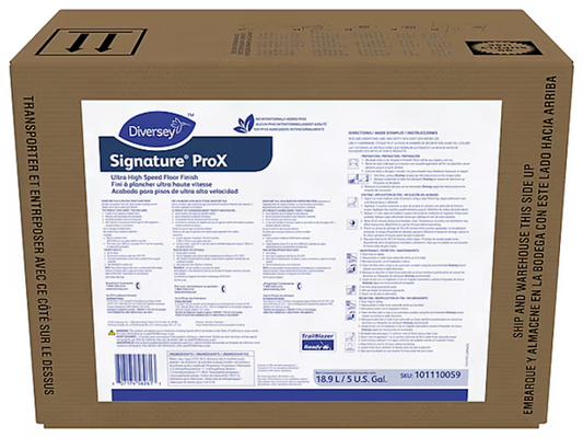UHS Floor Finish 5 Gallon BIB - Diversey Signature ProX 20% Solids