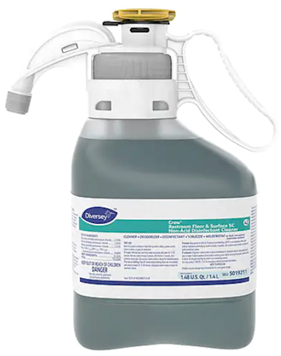 Bathroom Disinfectant Cleaner 2 x 1.4L - Diversey Crew SmartDose