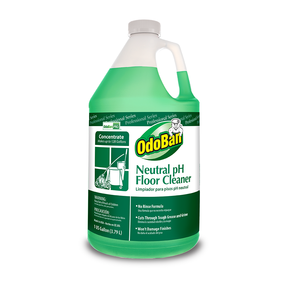OdoBan Professional Neutral pH Floor Cleaner 936162-G one-gallon bottle; order includes seven bottles