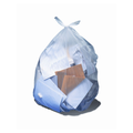 Heritage 50–56 Gallon Clear Trash Bags, 1.5 mil, 100/Case – H8647AC — exact product and selling package