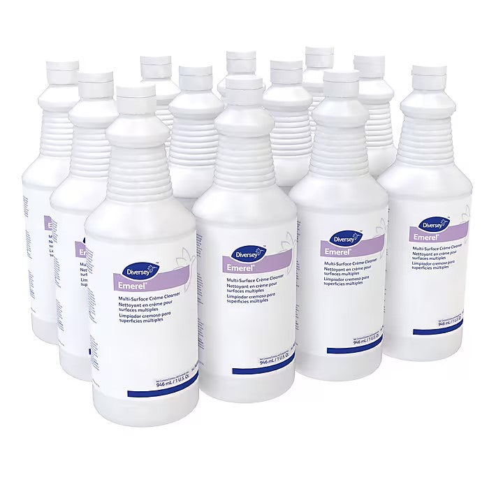 Diversey Emerel Multi-Surface Cream Cleanser Fresh Scent 32 oz Case of 12