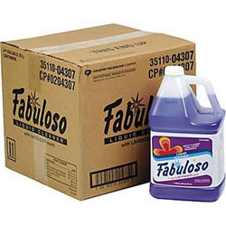 Fabuloso Multi-Purpose Degreaser and Floor Cleaner Lavender 1 Gallon Case of 4