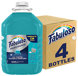 Fabuloso All Purpose Cleaner Ocean Cool Scent 1 Gallon Case of 4