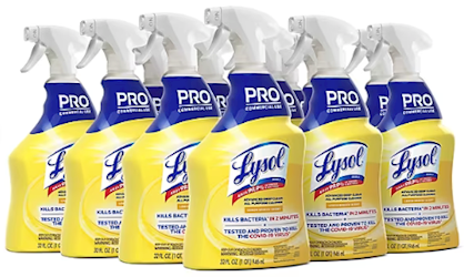 Lysol Professional Advanced Deep Clean All Purpose Cleaner Lemon Breeze 32 oz Case of 12