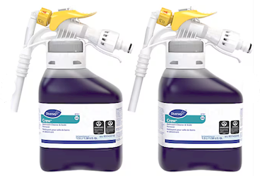 Diversey Crew 44 Restroom Cleaner and Scale Remover RTD 50.7 oz Case of 2