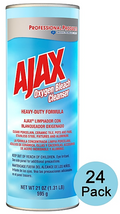 Ajax Oxygen Bleach Heavy Duty Powder Cleanser Restroom 21 oz Case of 24
