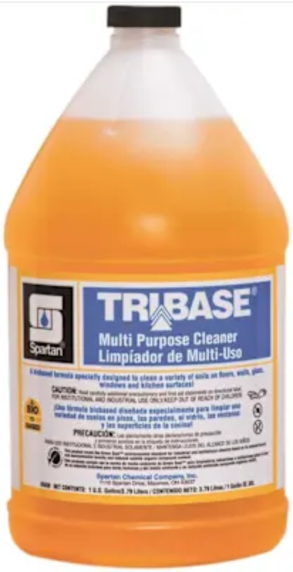 Spartan TriBase Bio-Based Multipurpose Cleaner 1 Gallon Case of 4