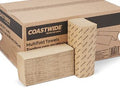 Coastwide Multifold Paper Towels 8000 Sheets 1 Ply Natural 32 Pack CW21819/61912