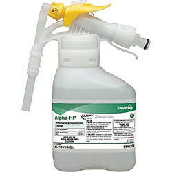 Diversey Alpha-HP Multi-Surface Disinfectant Bathroom Cleaner Citrus RTD 1.5 Liter Case of 2