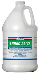 Dymon Liquid Alive Enzyme Drain Cleaner Neutral Scent 1 Gallon Case of 4
