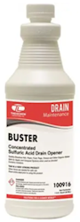 Theochem Buster Sulfuric Acid Liquid Drain Cleaner 1 Qt Case of 12