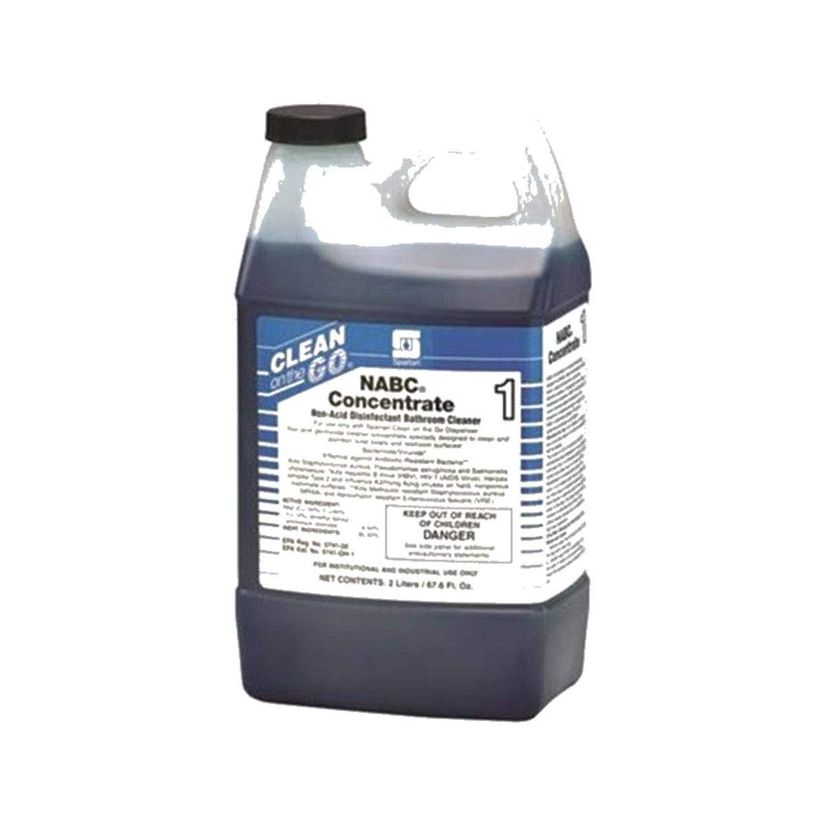 Spartan NABC Germicidal Restroom Cleaner Concentrate, 2 L, 4/Case – MPN 471602 product on white background