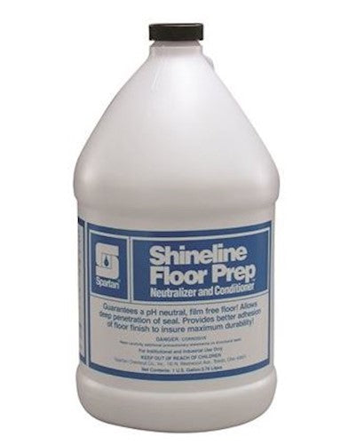 Spartan Shineline Floor Prep - Orange Scent - 1 Gallon - 4/Ct product image - Spartan Commercial Cleaning Supply - SKU