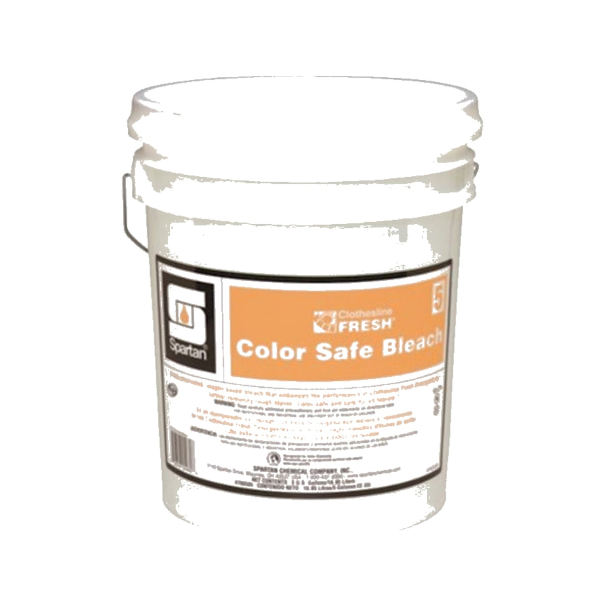 Spartan Clothesline Fresh Color-Safe Bleach, 5 Gal – MPN 700505 product on white background