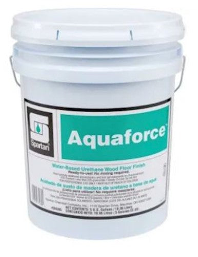 Spartan Spartan AquaForce Water-Based Urethane Finish, 5 Gallon