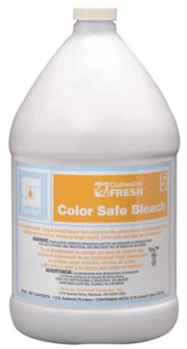 Spartan Bleach - Color-Safe - Non-Chlorinated - Clothesline Fresh - Spartan - 1 Gallon - 4/Ct