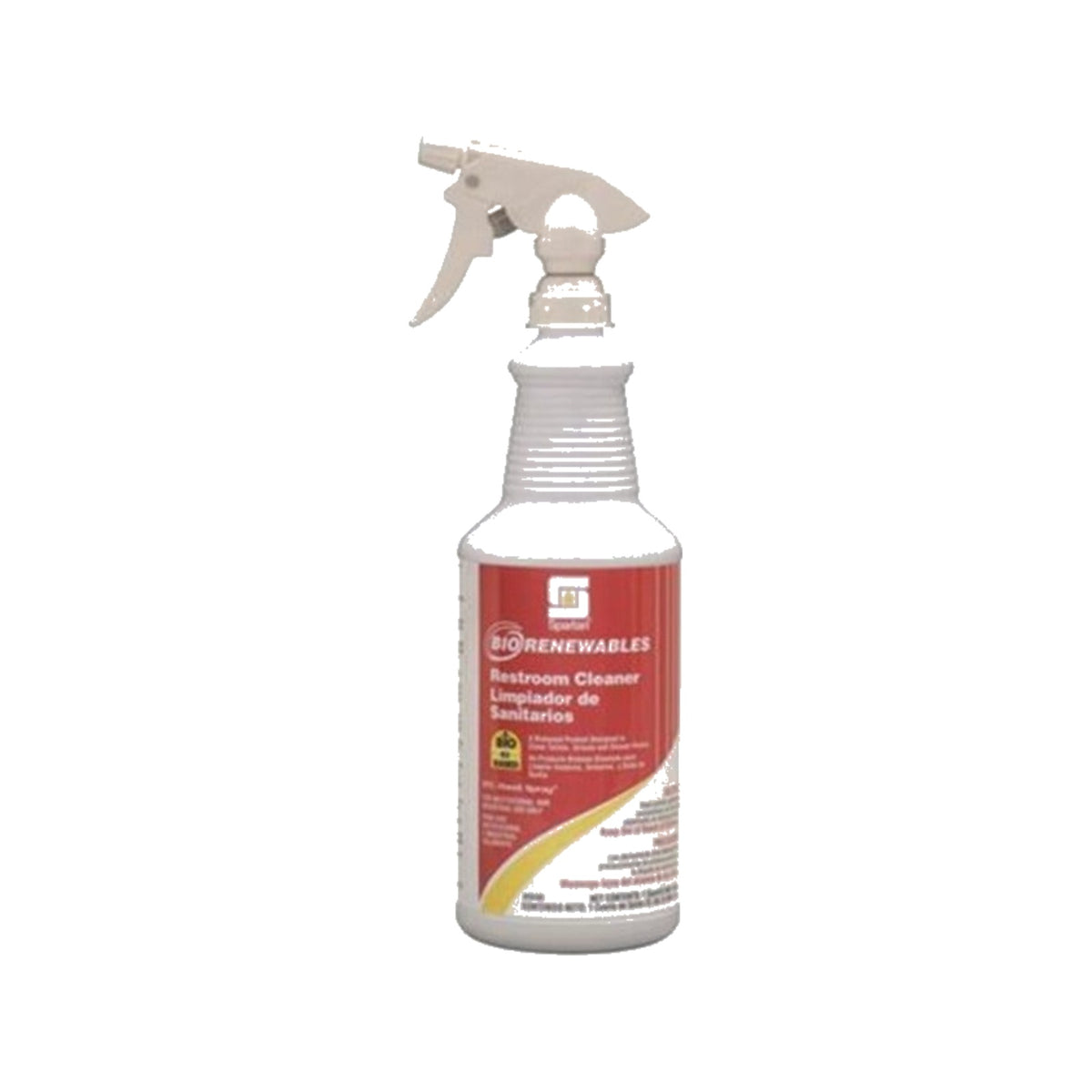 Spartan BioRenewables Restroom Cleaner, 1 Qt, 12/Case, Min 2 – MPN 353003 product on white background