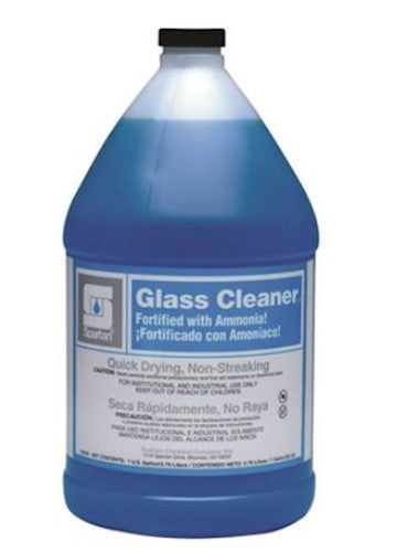 Glass Cleaner - Ammonia Based - 1 Gallon - 4/Ct