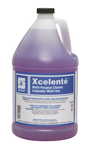 Spartan Cleaner - Multi-Purpose - Spartan - Xcelente - Fresh Lavender - 1 Gallon - 4/Ct