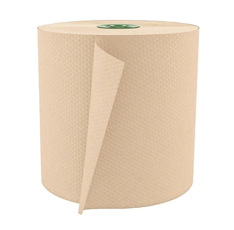 Cascades Tandem Moka Hardwound Paper Towel Rolls – 1-Ply, 775', Case of 6