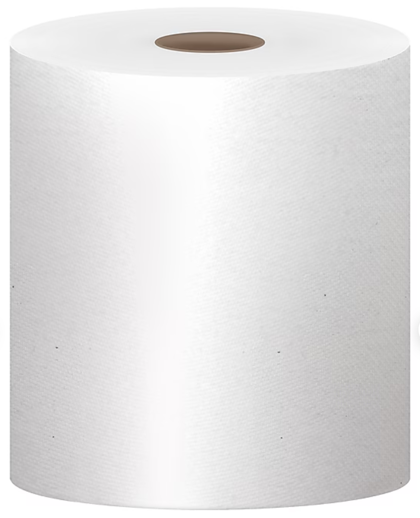 Kimberly-Clark Scott MOD Hardwound Paper Towel Rolls with Core Plugs – 1-Ply, Case of 6
