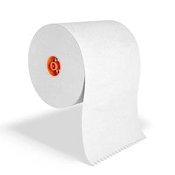 Coastwide Professional J-Series White Hardwound Paper Towel Rolls – 800', Case of 6