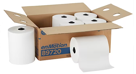 enMotion Flex Hardwound Paper Towel Rolls – 1-Ply, 550', Case of 6 (89720)