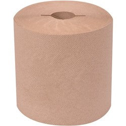 Renown Select Natural Controlled Hardwound Paper Towel Rolls – 7.5", Case of 6