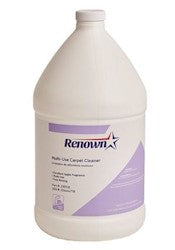 Renown Multi-Use Concentrated Carpet Cleaner Apple Scent 1 Gallon Case of 4