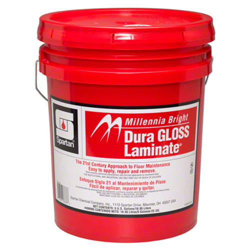 Spartan Millennia Bright Dura Gloss Laminate floor finish 5 gallon pail 546005