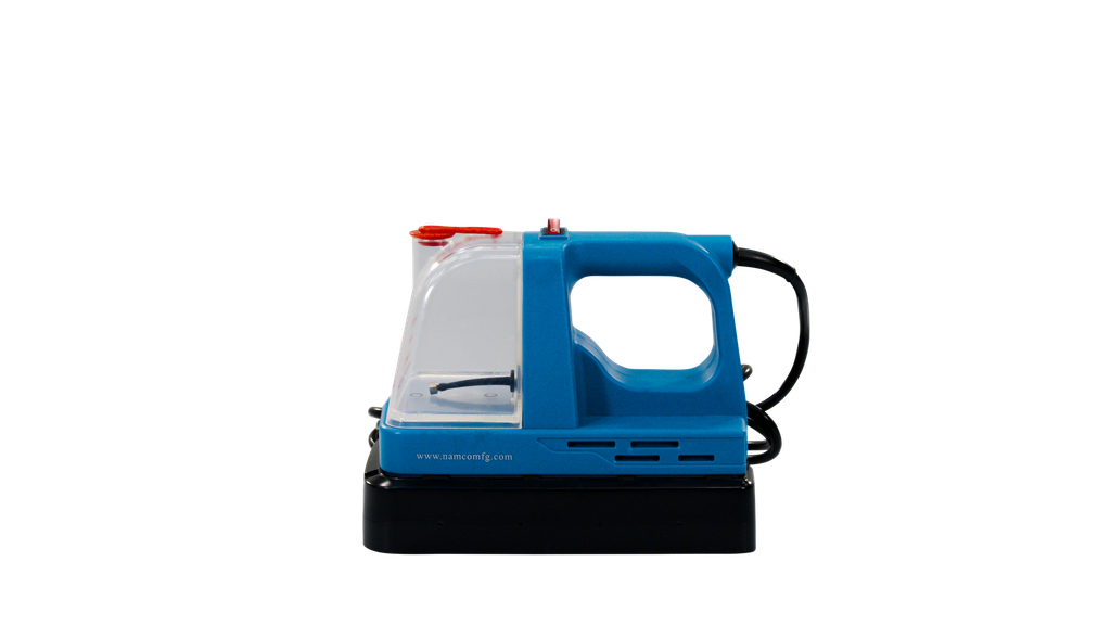 Namco Steam Away 5091 spotting iron, side view and handle