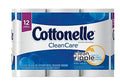 Cottonelle CleanCare White Toilet Tissue – 1-Ply, 150 Sheets/Roll, Pack of 48