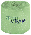 Green Heritage Standard Roll Toilet Tissue – 2-Ply, 500 Sheets/Roll, Case of 96 (APM276)