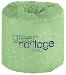 Green Heritage Standard Roll Toilet Tissue – 2-Ply, 500 Sheets/Roll, Case of 96 (APM276)